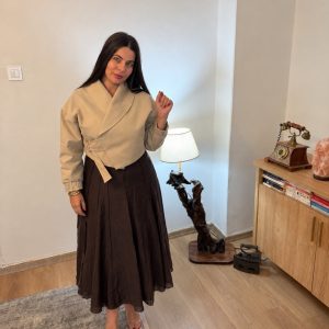 Kısa Şal Yaka Trenç